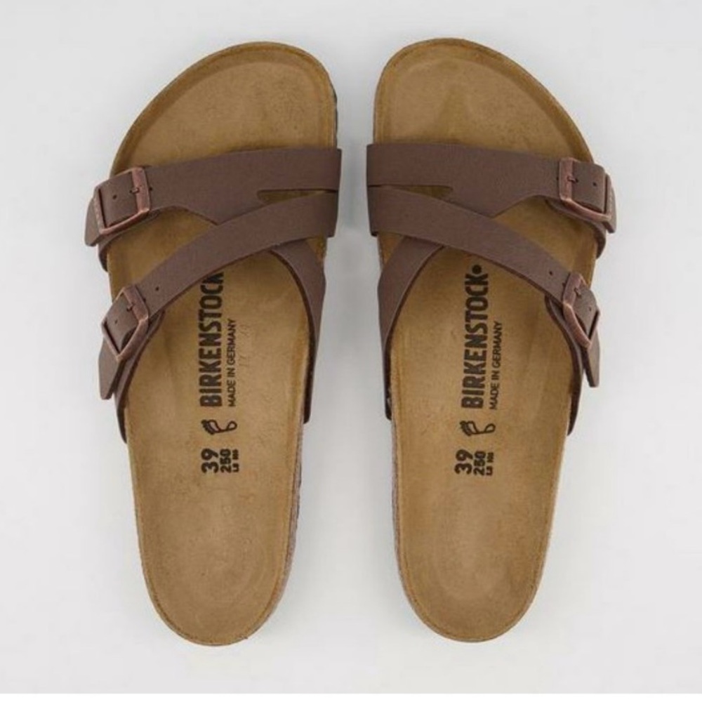 Birkenstock Brown Sandals with Double Strap Comfort